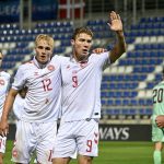 Rasmus Hojlund cetak gol di pertandingan kualifikasi Piala Dunia 2026