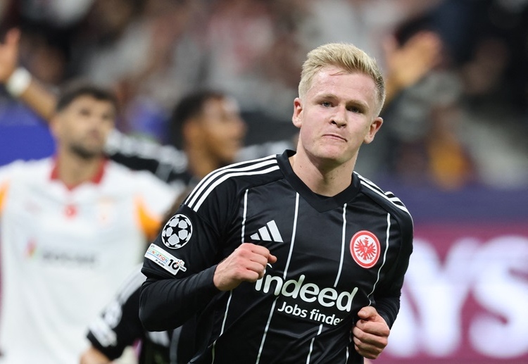 Jonathan Burkardt's superb form could be vital in Eintracht Frankfurt's upcoming Champions League game vs Liverpool