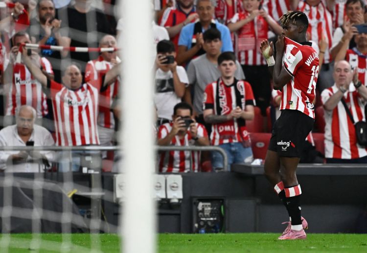 欧冠联赛 尼科·威廉姆斯的缺阵,对毕尔巴鄂竞技的影响不容小觑。