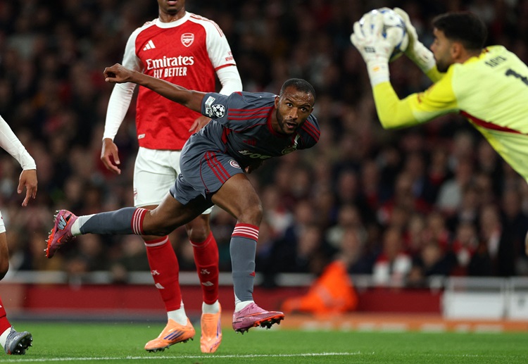 Olympiacos striker Ayoub El Kaabi is expected to score against Real Madrid in the Champions League