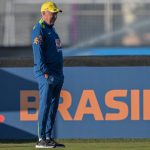 国际友谊赛 自5月底上任以来，安切洛蒂已率领巴西出战6场比赛，取得3胜1平2负的成绩，期间打进11球并4次零封对手。