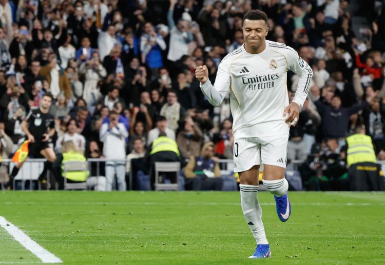 西甲联赛 凭借本场进球，姆巴佩在2025年为皇马的进球数升至59球。