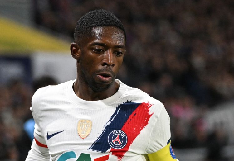 法甲联赛 2025年，登贝莱助巴黎问鼎六冠，捧得队史首座欧冠。