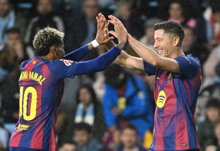 Robert Lewandowski berpeluang cetak gol di pertandingan La Liga