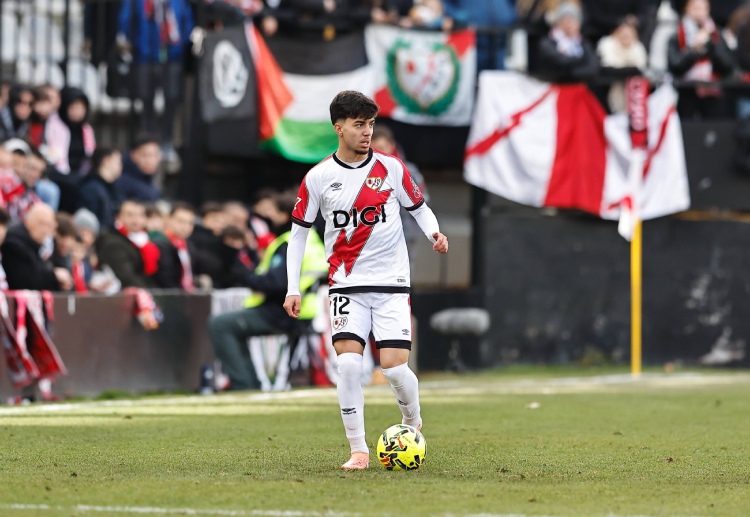 Loanee Ilias Akhomach is set to strengthen Rayo Vallecano’s attack against Real Madrid in La Liga