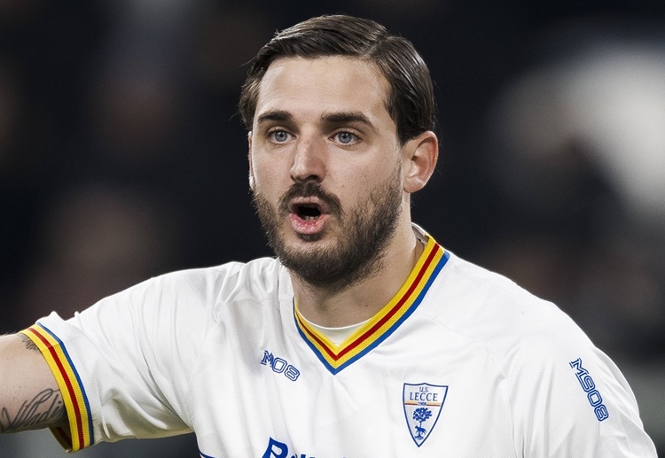 意甲联赛 戴维的点球被莱切门将法尔科内精彩扑救，尤文图斯错失了反超的机会。