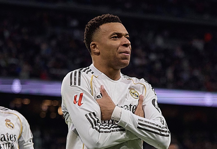 西甲联赛 姆巴佩凭借32个进球继续引领皇马进攻，最近两场比赛再次进球。