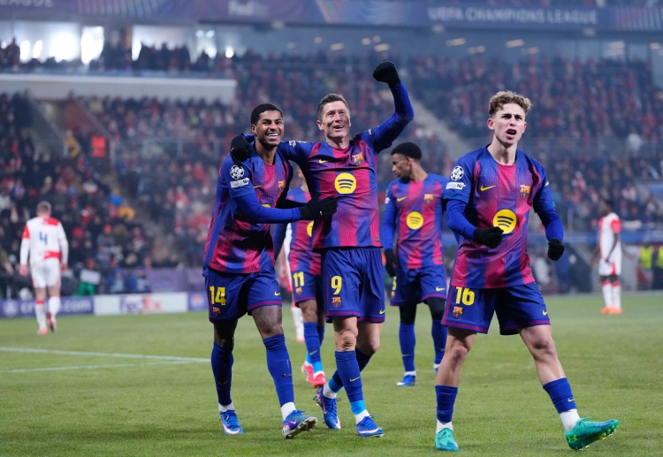 Barcelona move up to ninth in the Champions League after defeating Slavia Prague 4-2