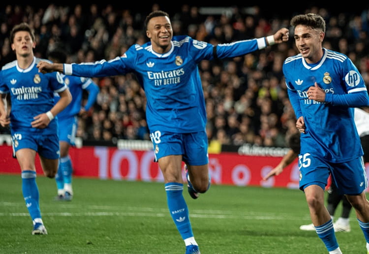 西甲联赛 姆巴佩此役再次取得进球，已连续六轮联赛斩获进球。