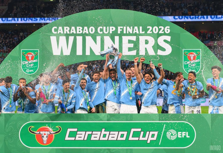 Statistik Manchester City di EFL Cup