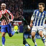 Antoine Griezmann and Mikel Oyarzabal prepare with Atletico Madrid and Real Sociedad ahead of their Copa del Rey clash