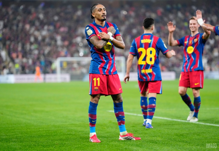 Raphinha out for Barcelona after hamstring injury with Brazil ahead of La Liga meeting with Atletico Madrid